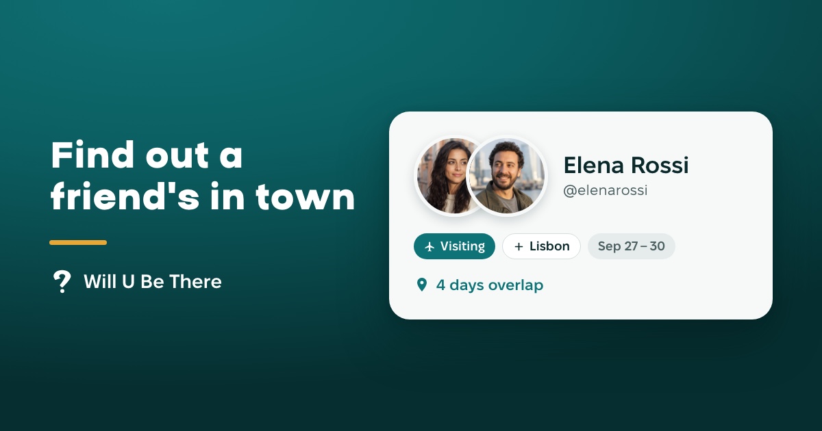 Will U Be There? screenshot 1